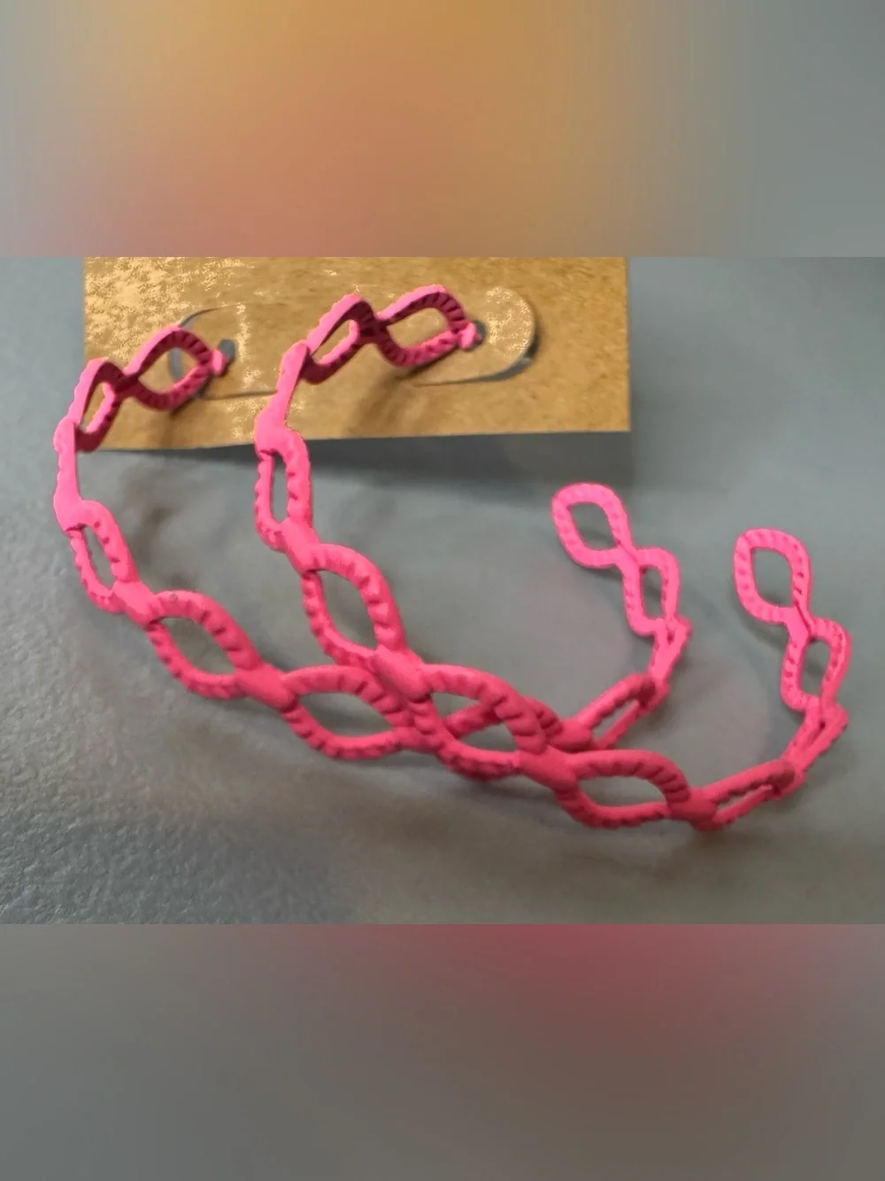 Pink Twisted Headband Set - Women's Accessories